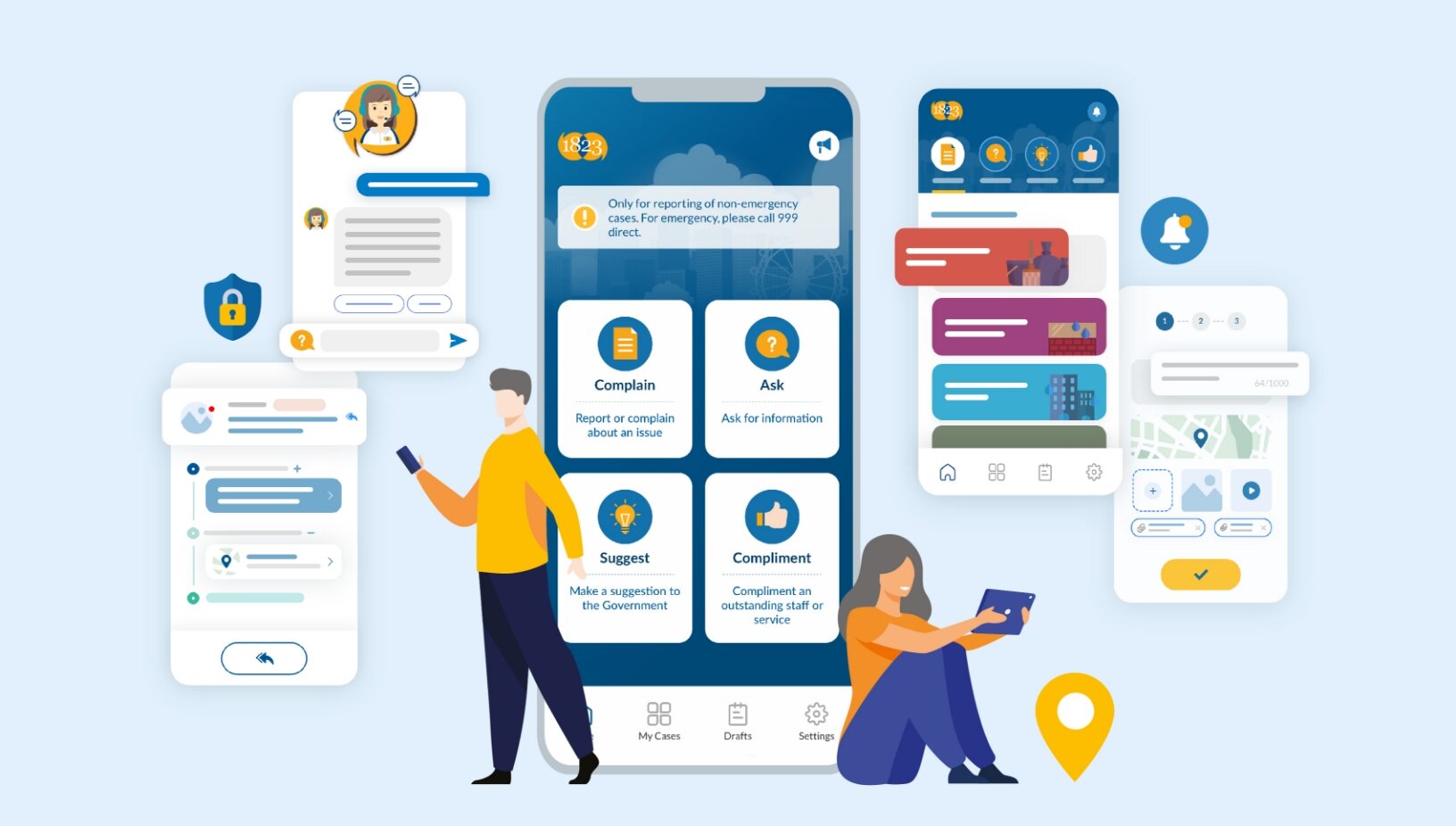 Launch of revamped 1823 mobile application